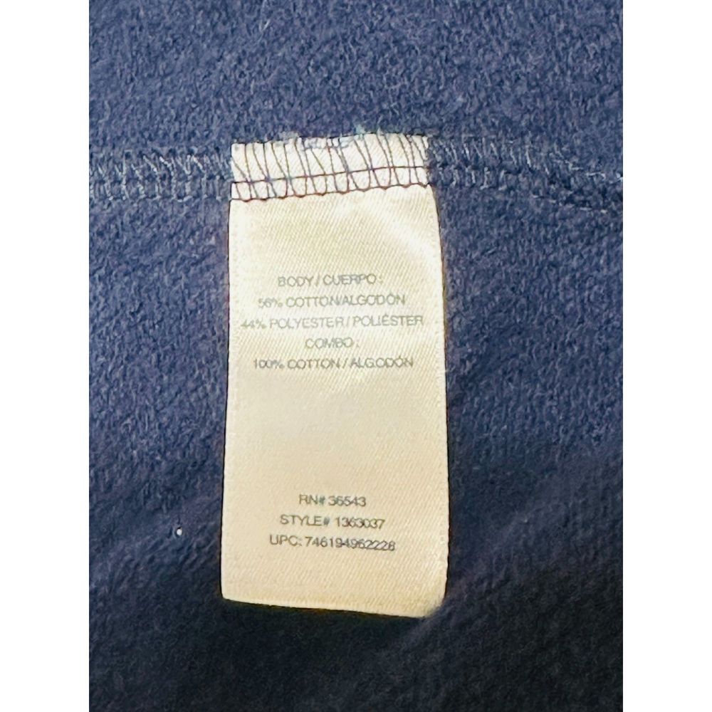 Izod Women's Langenlook Blue Sweatshirt/Flannel Preppy Shirt, Size XXL - Picture 3 of 3